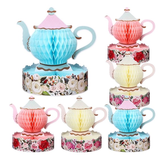 Alice in Wonderland Bridal Tea Party Decoration Set - Picture 3 of 8